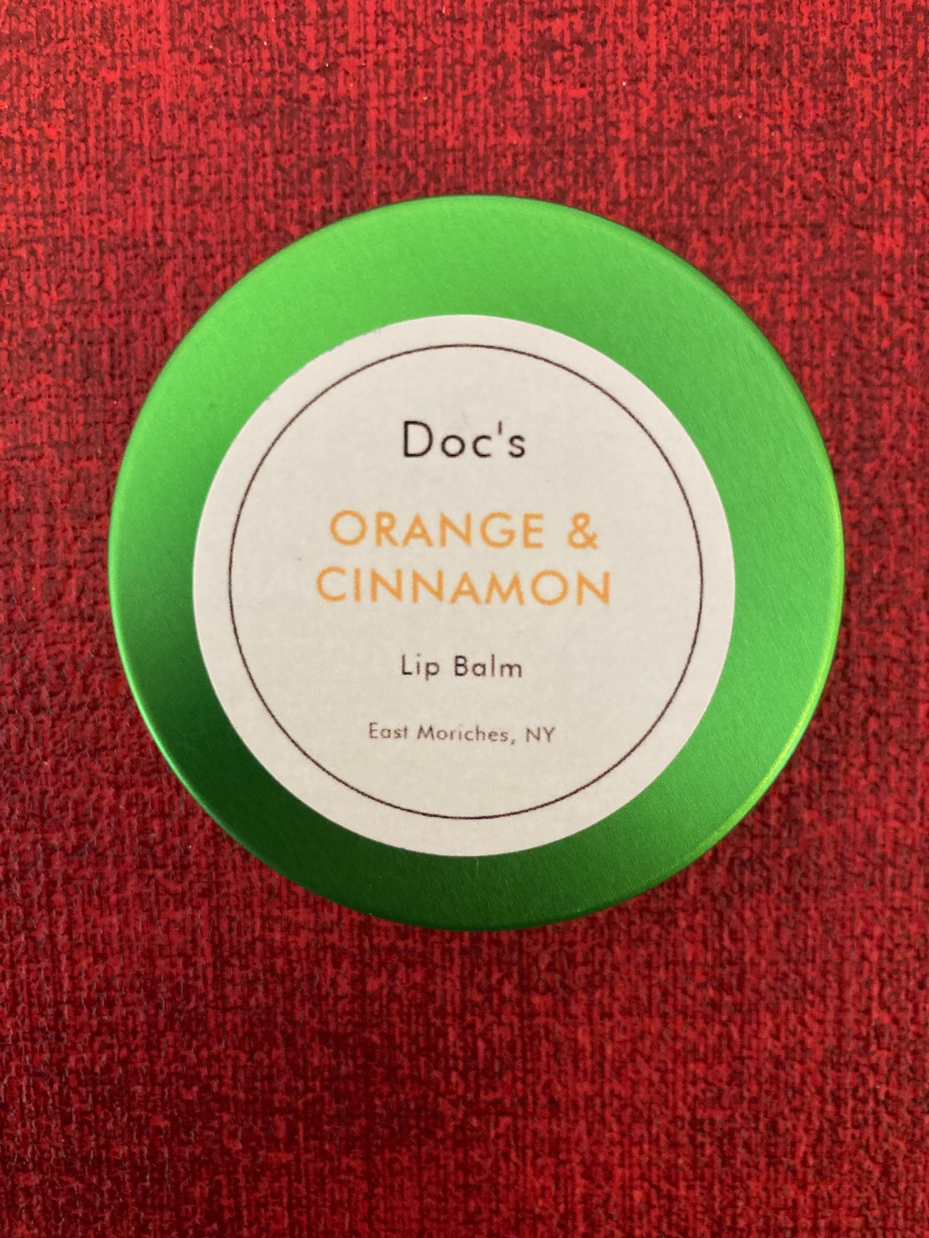Doc's Orange & Cinnamon Lip Balm